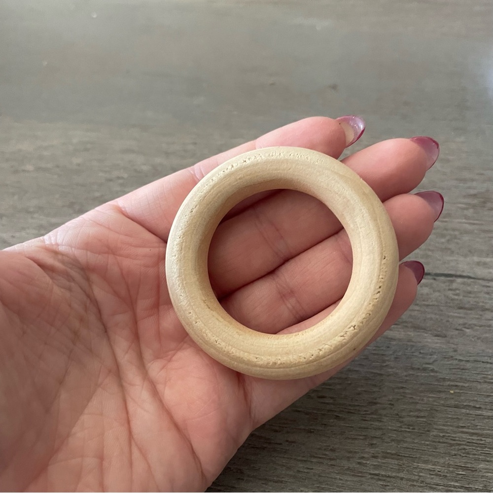 Natural Wooden Rings - Picture 4 of 4